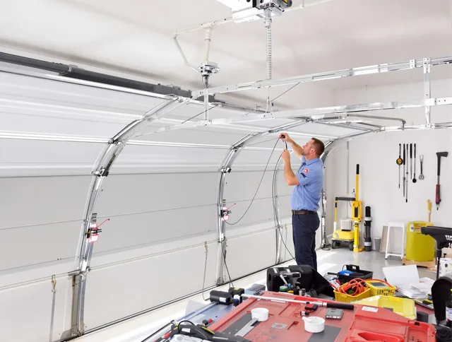 Garage door cable repair service by Garfield Heights Garage Door Repair in Garfield Heights