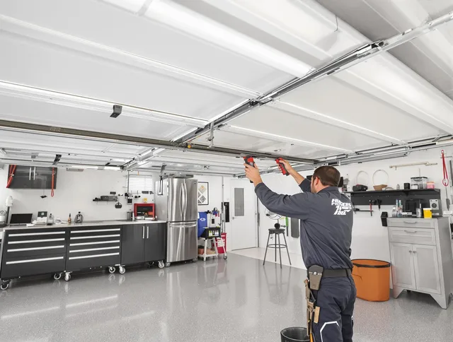 Overhead garage door repair service by Garfield Heights Garage Door Repair in Garfield Heights