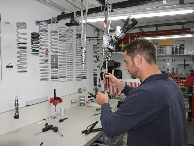 Garfield Heights Garage Door Repair safety certified technician performing precision spring replacement in Garfield Heights